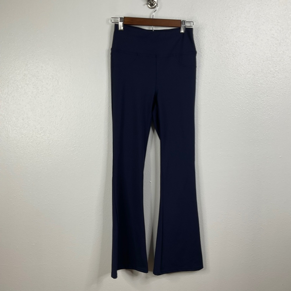 Halara NWT Navy Flare Pants Size Small